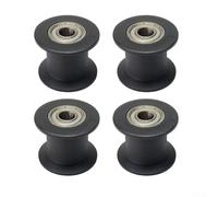 SiSinkal 4 poleas guía de correa de nailon para máquina de remo y entrenador abdominal, rueda de rodamiento 6000ZZ de 44 mm de diámetro exterior, accesorios de repuesto para equipos de fitness