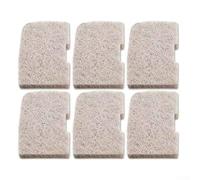 SiSinkal 6 almohadillas de filtro de eliminación de amoníaco compatibles con sistemas 306 307 406 407, medios de fibra de algodón de alta eficiencia para acuarios de agua dulce y salada, insertos de