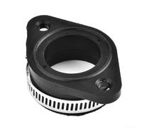 SiSinkal Adaptador de admisión de carburador colector de brida de arranque para motocicleta Mikuni 30-34 Carb Quad, colector de admisión de goma compatible con carburadores de 32-34 mm