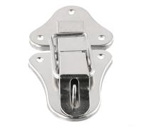 SiSinkal Aleación de zinc plateado para cierre de pestillo de palanca de estilo retro, cierre de caja para joyería de madera, caja de vino, maleta, caja de memoria, gabinete de puerta, hardware con