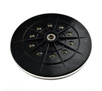 SiSinkal Almohadilla de respaldo para lijadora de paneles de yeso de 9 pulgadas, 215 mm con rosca de 6 mm, diseño de 10 agujeros, para lijadoras de cable Porter, disco de lijado PP de cambio rápido