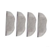 SiSinkal Almohadillas de microfibra de repuesto, para robot aspirador Medion SW (MD 20040), paquete de 4, lavables a máquina, color gris