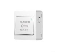 SiSinkal - Botón de salida montado para control de acceso, interruptor de liberación de puerta sensible al tacto con reinicio automático, botón pulsador resistente a la intemperie para entradas
