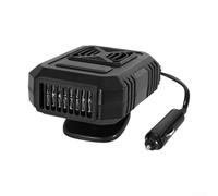 SiSinkal Calentador y enfriador de coche de 12 V 150 W de doble uso con ventilación ajustable de 360 grados para descongelar rápidamente en invierno, verano, camión, furgoneta, SUV, cabina de vehículo
