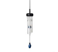 SiSinkal Campanas de viento para exteriores con 4 tubos de metal, para mini campanas de cobre para jardín, patio, decoración del hogar, adorno colgante de dulce melodía para ventana, patio, porche