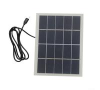 SiSinkal Cargador de batería solar de 3 W, salida de 5 V para luces de jardín, teléfonos y juguetes, panel ligero compacto, tecnología de silicona múltiple, fácil instalación