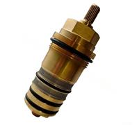 SiSinkal Cartucho termostático para válvula de ducha, válvula de control de temperatura de latón de 3/4 pulgadas, compatible con sistemas de mezcla termostática estándar para baños comerciales