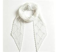 SiSinkal Cinturón de corsé de encaje para mujer con cinta de malla bordada, cintura ajustable para vestidos, faldas y jeans, accesorio de moda (estrella blanca)