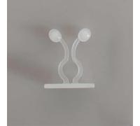SiSinkal Clips de pared para escalada de plantas, soporte de plástico para plantas de interior o exterior, varios tamaños para hiedra, balcón, jardín vertical (blanco pequeño)