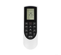 SiSinkal Control remoto de aire acondicionado para modelos YAN1F1F YAN1F6 AY-X36RU GWH09QB VIR12HP LIVS24HP RIO09HP, controlador de repuesto ABS con funciones completas para uso en oficina en casa