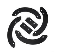 SiSinkal Cubierta de goma para soplador de nieve 06720-V10-030 compatible con lanzadores de nieve Honda HS520 AA/AS/ASA/HS520K1 ASA y HS720 AA/AMA/ASA, pieza de equipo eléctrico de 6 piezas