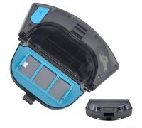 Sisinkal Depósito de agua 2 en 1 Caja de polvo con filtro HEPA para Cecotec para Conga 5290 Ultra X Ultra T Barredor Robot Accesorios Piezas de repuesto para aspiradora eficiente contención de polvo