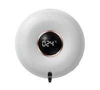 SiSinkal Dispensador automático de jabón de espuma con sensor inteligente, batería recargable, montaje en pared para cocina y baño, color blanco