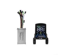 SiSinkal EBike S100 Kit de controlador 24V/36V/48V ThreeMode Onda sinusoidal 17A40A Pantalla LCD para motor 250W2000W Scooter Bicicleta Eléctrica para OMD No.2 Protocolo Negro (17A)