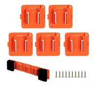 SiSinkal Estante de batería de herramientas de 20 V compatible con LBXR20 y LB20, soporte de almacenamiento de montaje en pared para organización de talleres BlackDecker, para múltiples