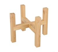 SiSinkal Estante de madera para decoración de jardín interior y exterior, maceta de madera de varios niveles y soporte de exhibición de bonsáis para el hogar, patio, balcón y uso en invernadero (M)