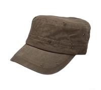 SiSinkal Gorra de béisbol lavada retro para mujeres y hombres, sombrero de sol de algodón ajustable con tela transpirable para uso casual al aire libre en marrón (marrón)
