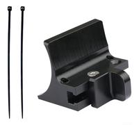 SiSinkal Guía de cadena plegable para bicicleta, dispositivo anticaídas de plástico para Brompton, estabiliza el salto de cadena con doble fijación, protector negro ligero de 18,4 g para espacio libre