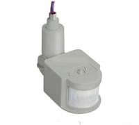 SiSinkal Interruptor de sensor de movimiento infrarrojo automático, controlador de encendido y apagado automático, tecnología de detección dual, rango de 3 a 8 m, compatible con bombilla LED, sistema