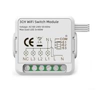 SiSinkal Interruptor inteligente WiFi de persiana enrollable compatible con Tuya para ZIGBEE, control remoto por aplicación de voz para cortinas de persianas, horario preciso del temporizador de
