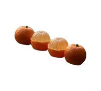 SiSinkal Juego de adornos de frutas para coche, miniaturas de resina realistas para decoración de escritorio, puntos extraíbles para estudiantes, oficina y hogar (O1set)