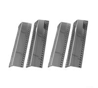 SiSinkal Juego de tubos de repuesto ajustables de acero inoxidable con placa caliente esmaltada, distribución uniforme del calor, compatible con varios modelos de horno de cocina doméstica (4 piezas