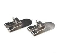 Sisinkal Kit de 3 clips de gancho para cinturón compatible con DCF620 DCF620B DCF622 atornilladora para paneles de yeso, piezas de repuesto de clip de cinturón plateado de acero N435687 para taladro