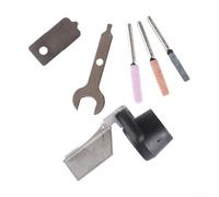 SiSinkal Kit de accesorios de afilado de motosierra con guía de ángulo, accesorios de molienda eléctrica para mantenimiento de cadena, compatible con herramientas de jardinería al aire libre y modelos