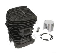 SiSinkal Kit de cilindro y pistón de motosierra de 42,5 mm con anillos, pasador de guerra y clips circulares, compatible con 025 MS250 MS250C MS250C-B MS250C-B-Z
