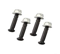 SiSinkal Kit de pasadores de corte para ASP2400D compatible con sopladores de nieve EGO de 24 pulgadas, pasadores de repuesto de metal con tuercas de bloqueo para limpieza de invierno de dos etapas