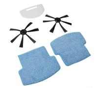 SiSinkal Kit de repuesto para robot aspirador con cepillos laterales, filtro y paños de fregona compatible con Monfor DIALMultilaser para wap para taurus para sencor i-Rova Lilin para limpieza del