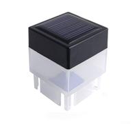 SiSinkal Lámpara solar para exteriores, impermeable, IP44, para valla de jardín, terraza, camino, sensor automático del atardecer al amanecer, iluminación de paisaje para patio, entrada, escaleras
