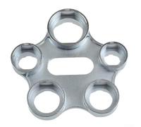 SiSinkal Llave aireadora de aleación de zinc, herramienta de extracción de boquilla para cocina, baño, fregadero, mezclador, reparación de grifo, color plateado