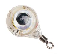 SiSinkal Luz LED de pesca para pesca de caída profunda, lámpara de señuelo redonda sumergible intermitente, 300 metros impermeable, 200-300 horas de tiempo de funcionamiento, compatible con agua