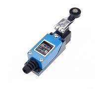 SiSinkal ME-8104 Interruptor de límite de palanca giratoria con rodillo, IP65 resistente al polvo/agua/aceite, 250 V AC/5 A, 1NO+1NC Interruptor de viaje industrial de doble polo para maquinaria CNC