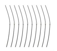 SiSinkal Paquete de 10 líneas de recortadora extra fuertes para Bosch ART 23 26 30 para BlackDecker GL680 GL685 GL686 GL687 GL690, piezas de repuesto de alambre de corte de jardín