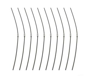 SiSinkal Paquete de 10 líneas de recortadora extra fuertes para Bosch ART 23 26 30 para BlackDecker GL680 GL685 GL686 GL687 GL690, piezas de repuesto de alambre de corte de jardín