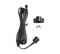 SiSinkal PIR - Interruptor de sensor de movimiento 5A 12V-24V Detección infrarroja para iluminación LED inteligente de gabinete, distancia de detección de 3-5 m, clasificación IP20, negro