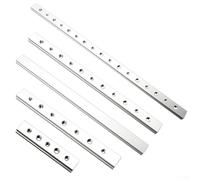 SiSinkal Plantilla de inglete deslizante de aleación en T de aleación de aluminio, para sierra de mesa y banco de trabajo de carpintería, 100-450 mm de longitud, plata (300 mm) (200 mm tipo B)