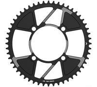 SiSinkal Plato para bicicleta de montaña 104 estrecho, ancho y una sola velocidad, aleación de aluminio de 9 mm de alto dientes para un agarre seguro, piñón antidescarrilamiento 40T 42T 44T 46T 48T