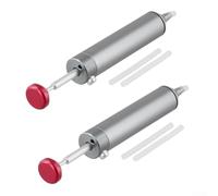 SiSinkal Pluma de succión de soldadura, bomba desoldadora portátil con boquilla de silicona para soldar, herramienta de succión de aleación de aluminio para componentes electrónicos de relé PCB