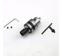 SiSinkal Portabrocas B12 con llave inglesa, rango de sujeción de 1,5 a 10 mm, juego de adaptadores de máquina fresadora de torno CNC, incluye llave en T, conector de llave en L, para perforación de