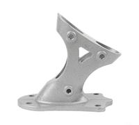 SiSinkal Soporte de aluminio resistente para postes de bandera de 1 pulgada de diámetro, soporte de pared resistente con tornillos para casa, patio, techo o vehículo, solución fiable de exhibición de