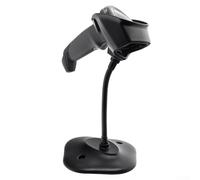 Sisinkal Soporte para escáner Zebra para Symbol para Motorola DS2208 DS4308 DS8108 escáner de código de barras con brazo ajustable, base antideslizante, soporte de plástico de grado industrial