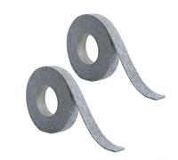 SiSinkal Tira de fieltro grueso absorbente de agua para vidrio de ventana, 3 cm x 400 cm, cinta autoadhesiva anticondensación para evitar la humedad y la humedad, paquete de 2 (gris)