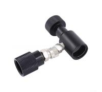 SiSinkal TR21-4 a CGA320 Adaptador de gas para SodaStream W21.8 Convertidor de cilindro de conexión rápida Adecuado para barbacoa al aire libre y sistemas de cocción portátiles (B)