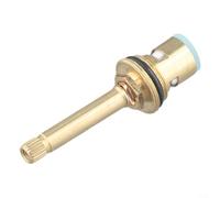 Sisinkal Válvula de grifo de latón de repuesto para baño, cartucho de vástago largo, 76 mm, 82 mm, eje alto, rosca de 1/2 pulgada, disco de carcasa de cobre con junta tórica (76 mm)