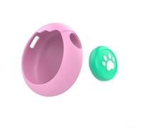 SiSinkal Virtual Pet Funda de silicona ive para Tamagotchi para conexión con teclas y cordón (caso+tecla rosa)