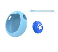 SiSinkal Virtual Pet Funda de silicona para Tamagotchi para conexión con teclas y cordón (funda+tecla+cordón azul)