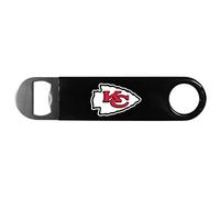 Siskiyou Fan Shop Kansas City Chiefs - Abrebotellas de cuello largo, color negro, talla única